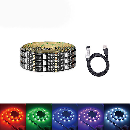 

5m Light Sets LED Light Strips RGB Tiktok Lights 150 LEDs SMD5050 USB / Party / Self-adhesive 5 V / USB Powered 1 set