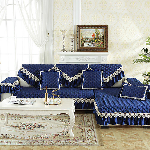 

Slipcovers Sofa Cushion High Quality Contemporary Embossed Wool Flannel Couch Cover