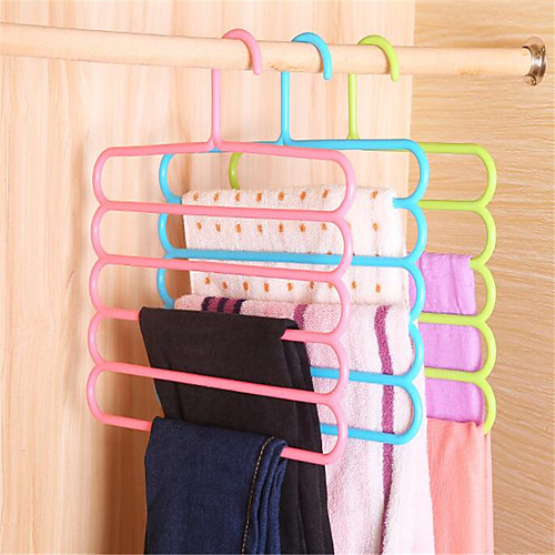 

Plastic Multilayer / Non-Slip Pants / Clothing / Underwear Hanger, 1pc