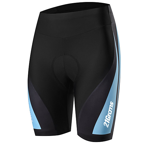 

21Grams Women's Cycling Padded Shorts Polyester Bike Pants Bottoms Breathable Quick Dry Sports Black / Blue Mountain Bike MTB Road Bike Cycling Clothing Apparel Bike Wear / Stretchy