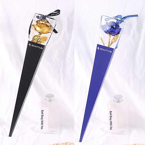 

24k Gold foil Rose Birthday Chinese Valentine's Day Gift Single Flower