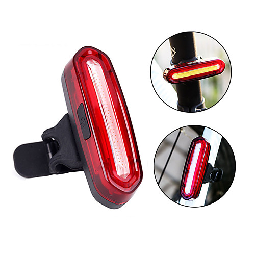 

LED Bike Light Rear Bike Tail Light Safety Light Mountain Bike MTB Bicycle Cycling Waterproof Portable Warning Easy to Install Li-ion Rechargeable USB Red Cycling / Bike - LITBest / IPX 6