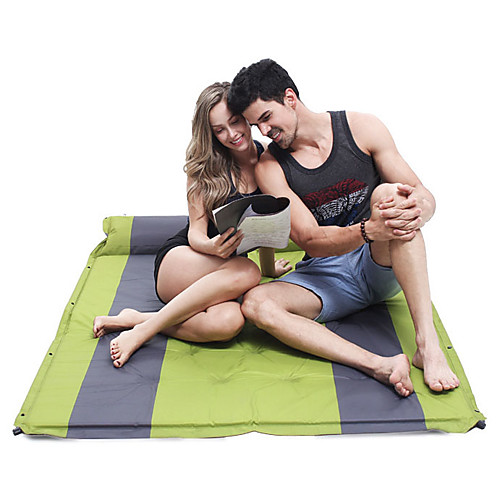

Shamocamel Self-Inflating Sleeping Pad Air Pad Outdoor Portable Moistureproof Foldable Compact Terylene Waterproof Material PVC Tarpaulin 1901323.5 cm Camping / Hiking / Caving Outdoor Spring