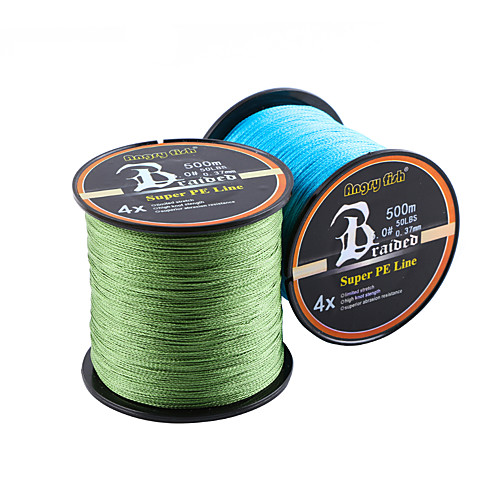 

PE Braided Line / Dyneema / Superline 4 Strands Fishing Line 500M / 550 Yards PE 100LB 90LB 80LB 0.10/0.12/0.14/0.20/0.23/0.26/0.28/0.34/0.37/0.40/0.45/0.50/0.55/0.60 mm / 70LB / 60LB / 50LB