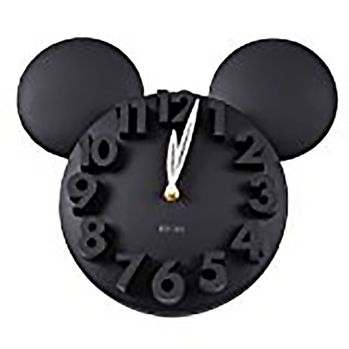 

LOCOMO Modern Design Mickey Mouse Big Digit 3D Wall Clock Home Decor Decoration