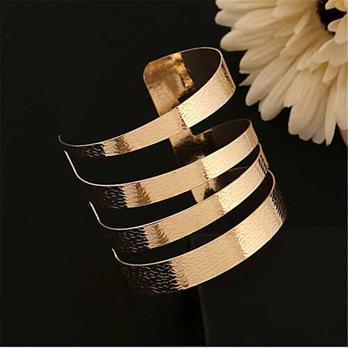 

Women's Cuff Bracelet Classic Vertical / Gold bar Stylish Alloy Bracelet Jewelry Gold For Party Daily