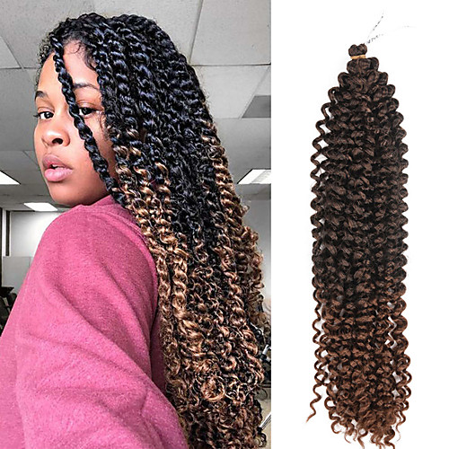 

Braiding Hair Curly Wavy Afro Kinky Braids Pre-loop Crochet Braids Crochet Hair Braids Synthetic Hair 100% kanekalon hair 3-Pack Hair Braids Natural Color 18 Heat Resistant Synthetic Adorable