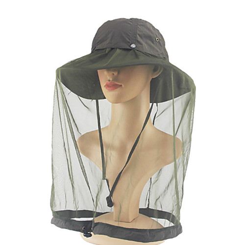 

Hiking Hat Mosquito Head Net Hat 1 PCS Portable Anti-Mosquito Anti-Eradiation Comfortable Patchwork Cotton Autumn / Fall Spring Summer for Men's Women's Fishing Camping / Hiking / Caving Traveling