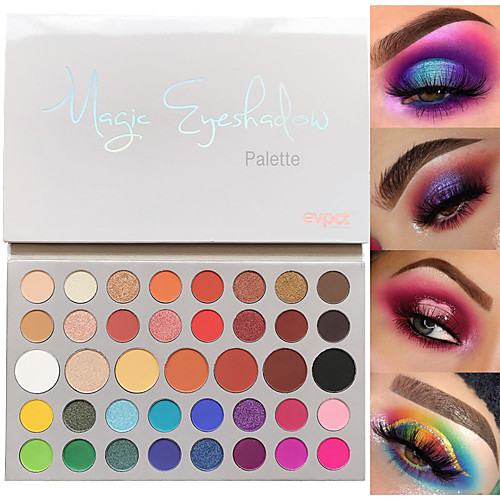 

Evpct 39 Color Magic Eye Shadow Palette Matte Pearlescent Metal Shiny Flash High Gloss Waterproof Lasting Eye Makeup