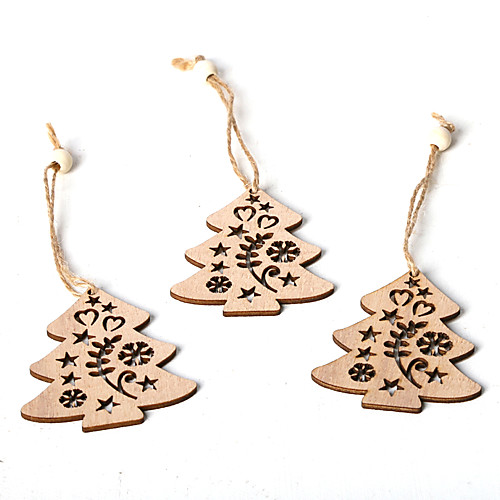 

Ornaments Wood 3 Pieces Christmas