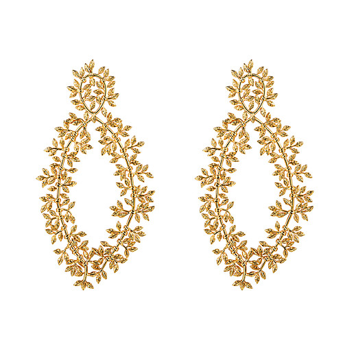 

Women's Drop Earrings Earrings Geometrical Flower Dangling Fashion Earrings Jewelry Black / Silver / Rose Gold For Wedding Graduation Gift Daily Festival 1 Pair