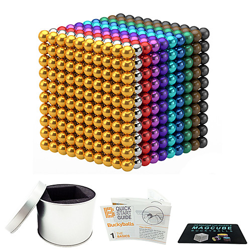 

216-1000 pcs 5mm Magnet Toy Magnetic Balls Building Blocks Super Strong Rare-Earth Magnets Neodymium Magnet Neodymium Magnet Stress and Anxiety Relief Office Desk Toys DIY Adults' Boys' Girls' Toy