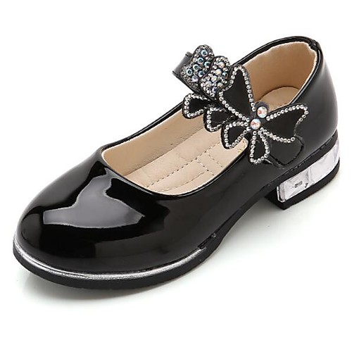 

Girls' Comfort / Tiny Heels for Teens PU Heels Little Kids(4-7ys) / Big Kids(7years ) White / Black / Pink Spring