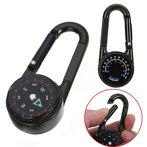 

Compasses Waterproof Multi-function Easy to Carry Alumnium Alloy Outdoor Exercise Trekking Black