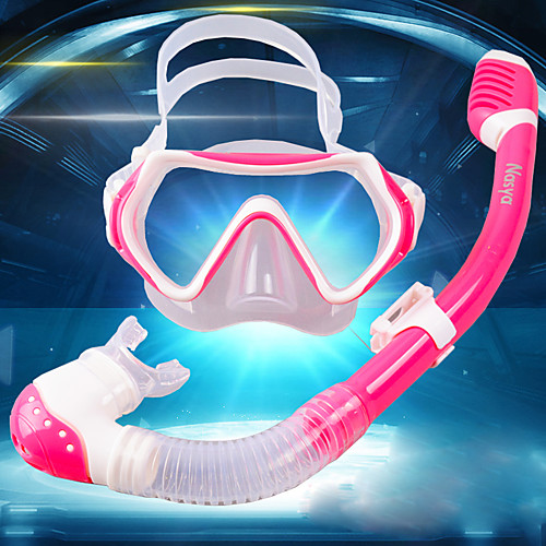 

Snorkeling Set Diving Package - Diving Mask Snorkel - Anti Fog Universal Dry Top Swimming Diving Silicon Rubber Tempered Glass PC For Kids
