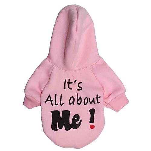 

Dog Hoodie Dog Clothes White Pink Blue Costume Cotton Snowflake Fashion XS S M L