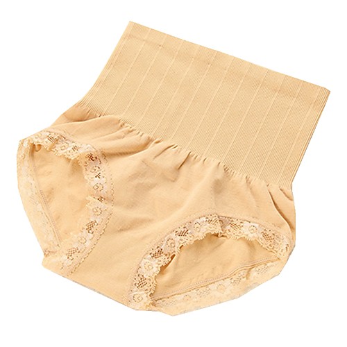 

Women's 3 Pieces Basic Shaping Panty - Maternity High Waist Black Camel Beige One-Size