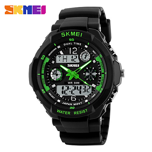

Skmei Brand Men Sports Watches Military Watch Casual LED Digital Watch Multifunctional Wristwatches 50M Waterproof Student Clock
