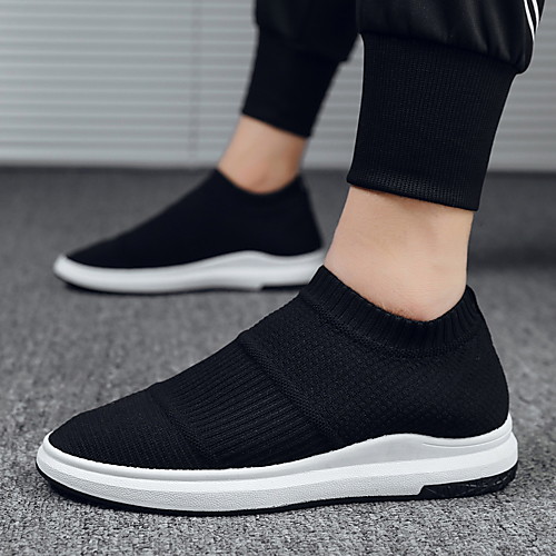 

Men's Spring & Summer / Fall & Winter Sporty / Casual Athletic Daily Loafers & Slip-Ons Running Shoes / Walking Shoes Mesh Black / Red / Gray
