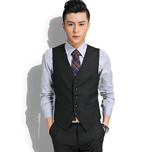 

Polyester Wedding Vests Solid Colored