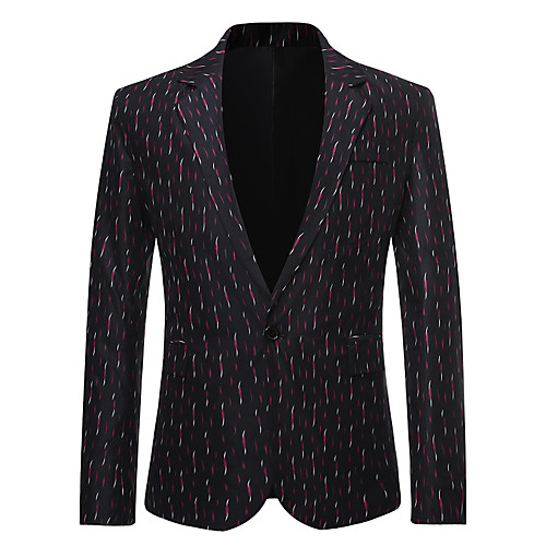 

Tuxedos Tailored Fit / Standard Fit Notch Single Breasted One-button Cotton Blend / Cotton / Polyester Dot