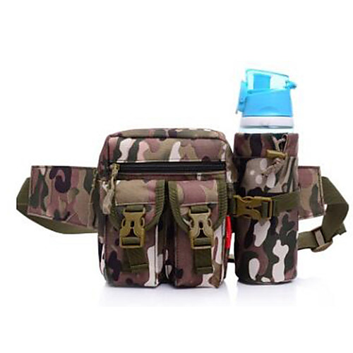 

0-10L Belt Pouch / Belt Bag Military Tactical Backpack Multifunctional Waterproof Wear Resistance Outdoor Camping / Hiking Nylon Black Beige Coffee