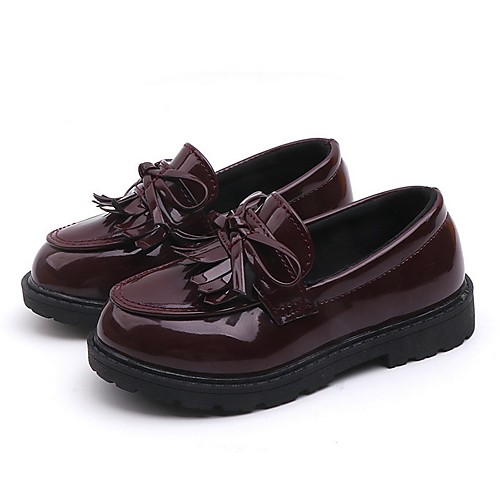 

Boys' / Girls' Comfort PU Loafers & Slip-Ons Little Kids(4-7ys) Black / Burgundy Summer