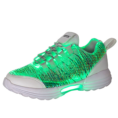

Unisex Light Up Shoes Mesh / Elastic Fabric Spring & Summer / Fall & Winter Sporty / LED / Casual Athletic Shoes Running Shoes Breathable White / Black / Light Pink / Non-slipping