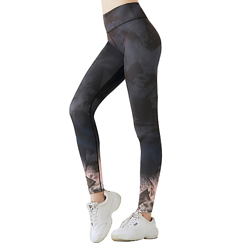 

Women's Yoga Pants Leggings Butt Lift Breathable Quick Dry Black Gym Workout Running Fitness Sports Activewear High Elasticity Skinny / Gold / Moisture Wicking