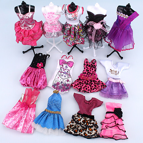 

Doll accessories Doll Dress Chic & Modern Elegant & Luxurious Tulle Lace Polyester Soft Decoration Handmade Toy for Girl's Birthday Gifts / Kids
