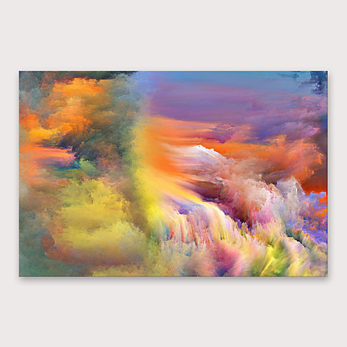 

Oil Painting Hand Painted Horizontal Abstract Modern Stretched Canvas