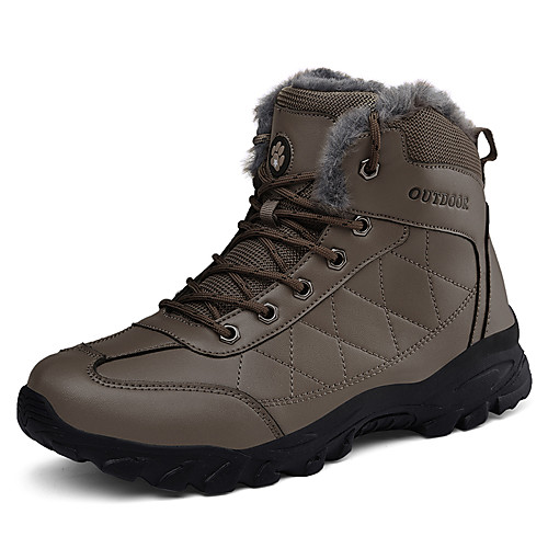 

Men's Hiking Shoes Anti-Slip Wearable Comfortable Hiking Outdoor Exercise Winter BrownGray Black