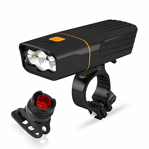 

LED Bike Light Front Bike Light LED Bicycle Cycling Waterproof Rotatable Portable Quick Release Rechargeable Li-Ion Battery 2400 lm Battery operated Rechargeable Power 18650 lithium battery White