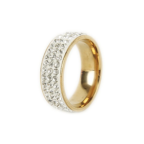 

Men's Women's Band Ring Ring Tail Ring 1pc Gold Silver Titanium Steel Circular Vintage Basic Fashion Gift Jewelry Cool