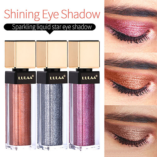 

Brand LULAA Monochrome High Gloss Pearl Eyeshadow Liquid Shiny Metal Lasting Eye Makeup