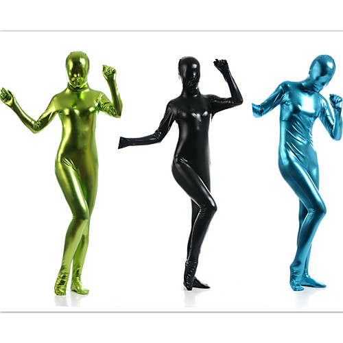 

Shiny Zentai Suits Ninja Spandex Latex Cosplay Costumes Men's Women's Solid Colored Halloween / Leotard / Onesie / Leotard / Onesie / High Elasticity