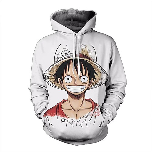 

Inspired by One Piece Cosplay Hoodie Terylene Character Basic For Men's / Women's