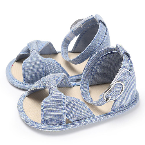 

Girls' First Walkers / Children's Day Canvas Sandals Infants(0-9m) / Toddler(9m-4ys) White / Black / Blue Summer