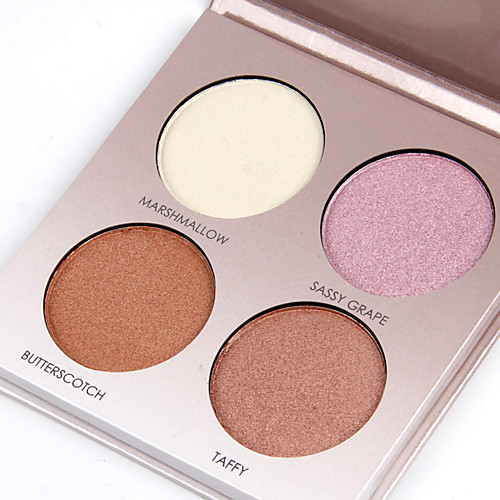 

4 Colors Pressed powder Bronzers Highlighters Dry / Shimmer / Combination Concealer Face China Makeup Cosmetic Pearl Paper