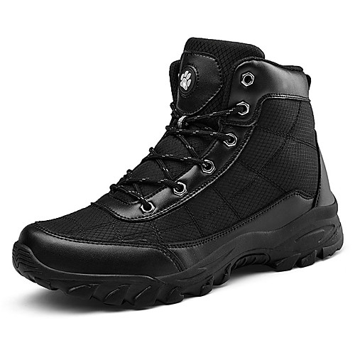 

Men's Hiking Shoes Anti-Slip Wearable Comfortable Hiking Outdoor Exercise Spring & Fall Black