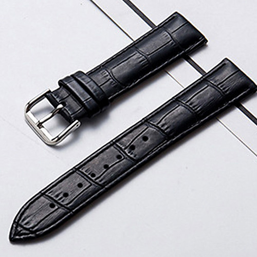 

Genuine Leather / Leather / Calf Hair Watch Band Black / Brown Other / 20cm / 7.9 Inches 1cm / 0.39 Inches / 1.2cm / 0.47 Inches