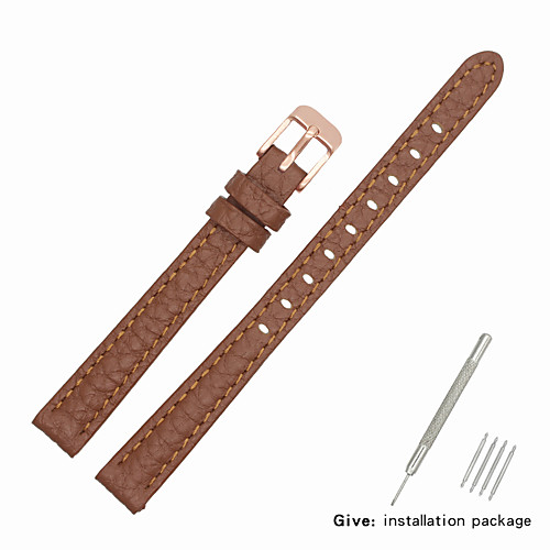 

Genuine Leather / Leather / Calf Hair Watch Band Brown Other / 17cm / 6.69 Inches / 19cm / 7.48 Inches 1cm / 0.39 Inches