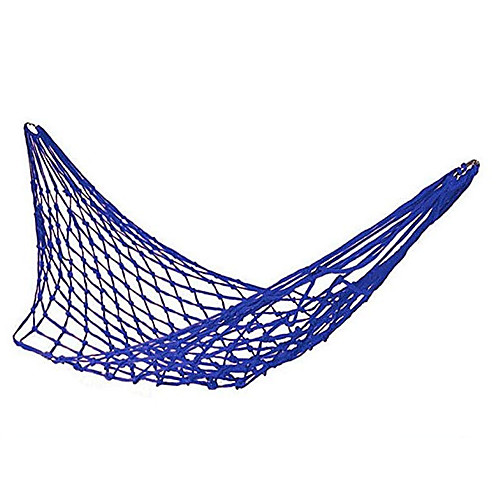 

Camping Hammock Outdoor Relieves Stress Breathability Folding Nylon Fiber for 1 person Army Green Blue