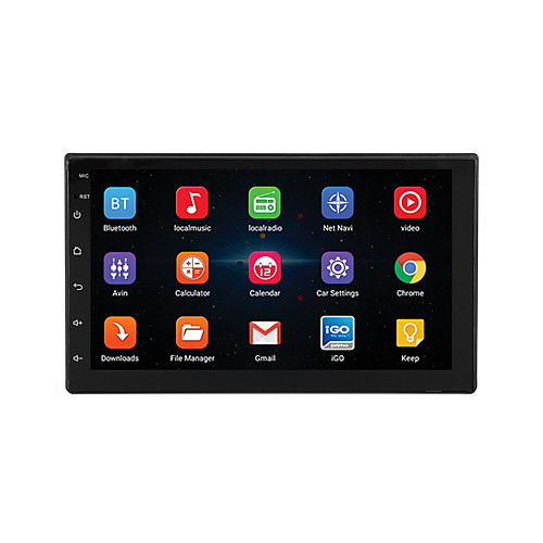 

9218 7 inch Android 8.1 Car MP5 Player GPS / MP3 / Built-in Bluetooth for universal Support AVI / MP4 / MKV MP3 / WMA / WAV / Radio