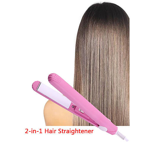 

1pcs Hair Curler Straightener Mini Multifunctional Ceramic Flat Iron Hair Care Styler