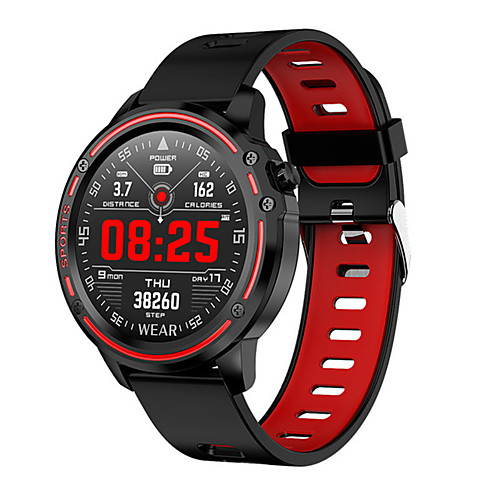 

Smartwatch Digital Modern Style Sporty Silicone 30 m Water Resistant / Waterproof Heart Rate Monitor Bluetooth Digital Casual Outdoor - Black Green Red