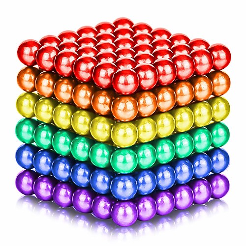 

125-1000 pcs 5mm Magnet Toy Magnetic Balls Building Blocks Super Strong Rare-Earth Magnets Neodymium Magnet Magnet Chic & Modern High Quality Adults' Boys' Girls' Toy Gift / 14 Years & Up