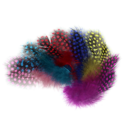 

50 pcs Fishing Accessories Feather Ultra Light (UL) Fly Fishing