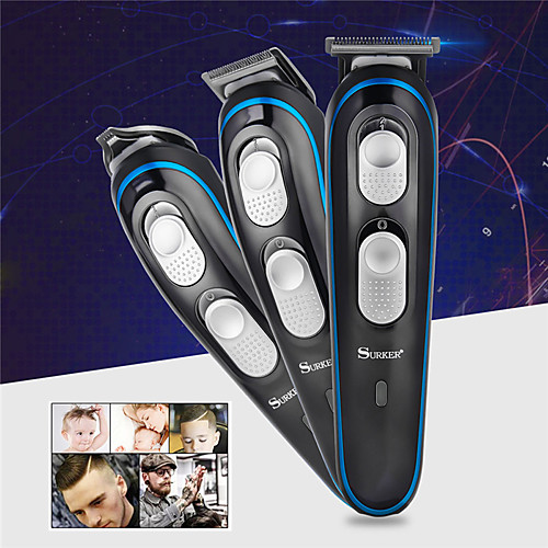 

Europlug 3 In 1 Professional Rechargeable Hair Trimmers Clipper Electric Haircut Shaver Barber Hair Cutting Styling Machine For Trimming