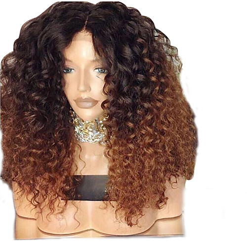 

Synthetic Wig Afro Curly Layered Haircut Wig Blonde Medium Length Black / Gold Synthetic Hair 48~52 inch Women's New Arrival Blonde